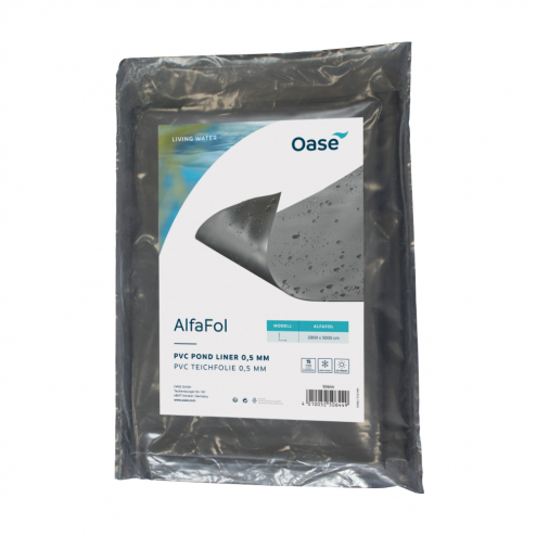 PVC Teichfolie 0,5 mm / 4x3 m - Oase AlfaFol schwarz