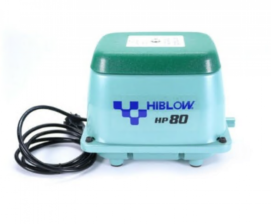 Hailea Hi-Blow HAP-80 Membranpumpe Luftpumpe Sauerstoffpumpe Koiteich 80 l/min 