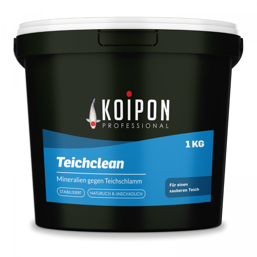 KOIPON Teichclean - Bio Teichschlammentferner & Teichreiniger zur Förderung von Teichschlammbakterien und Mikroorganismen