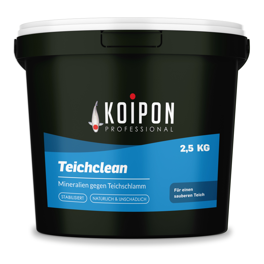 KOIPON Teichclean - Bio Teichschlammentferner & Teichreiniger zur Förderung von Teichschlammbakterien und Mikroorganismen