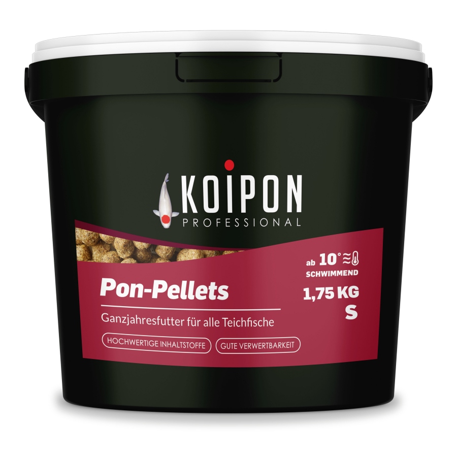 Pon-Pellets Größe S - Ganzjahresfutter für alle Teichfische