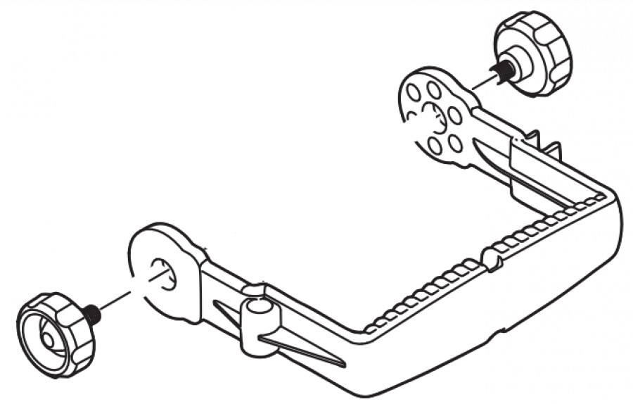 Griff mit Schrauben Drain | OASE 44587 Ersatzteil