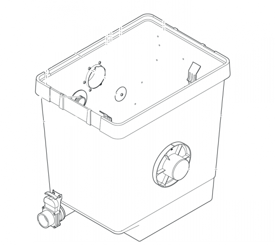 Behälter Oase BioTec Premium 80000 EGC | OASE 54855 Ersatzteil