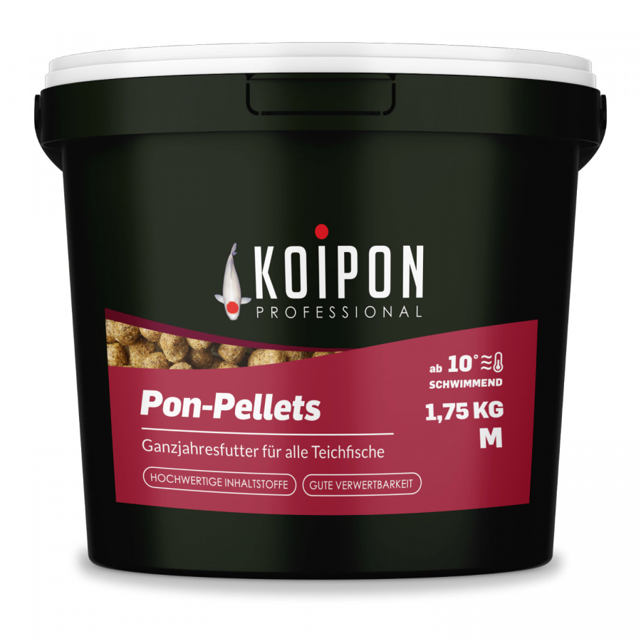 Pon-Pellets Größe M - Ganzjahresfutter für alle Teichfische