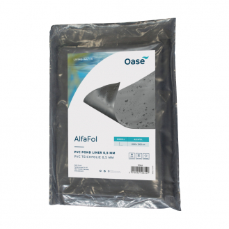 PVC Teichfolie 0,5 mm / 6x4 m - Oase AlfaFol schwarz