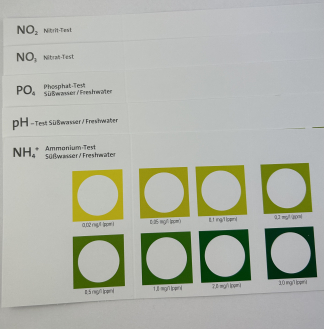 Ersatz Farbkarten Wasseranalyse Profi-Set