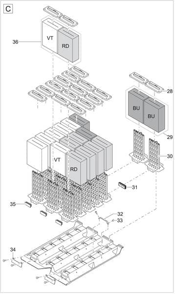 Bauplan 4 OASE BioTec ScreenMatic² 140000 Ersatzteile
