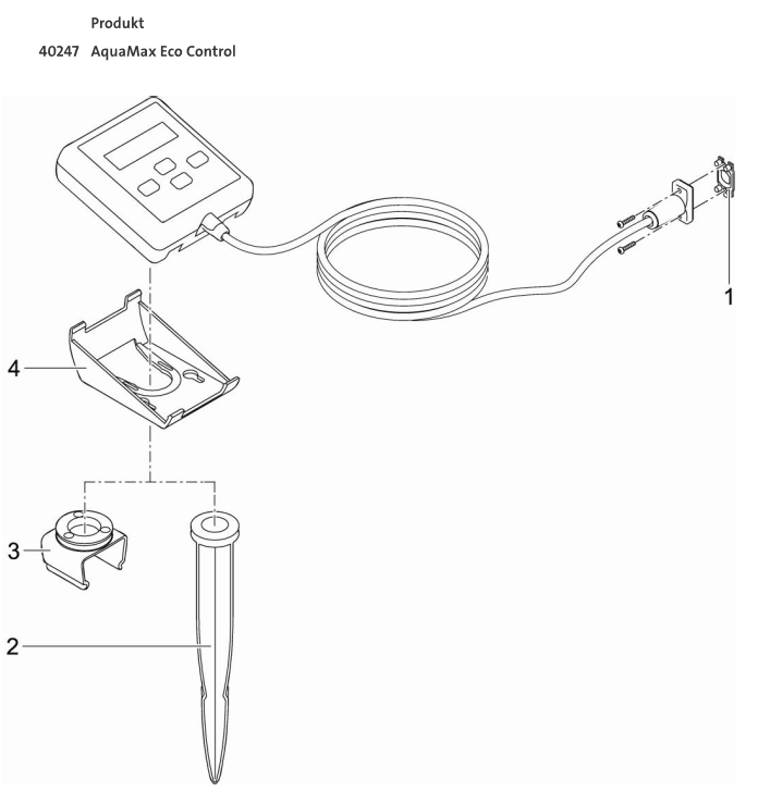 Bauplan 1 Ersatzteile für Oase AquaMax Eco Control
