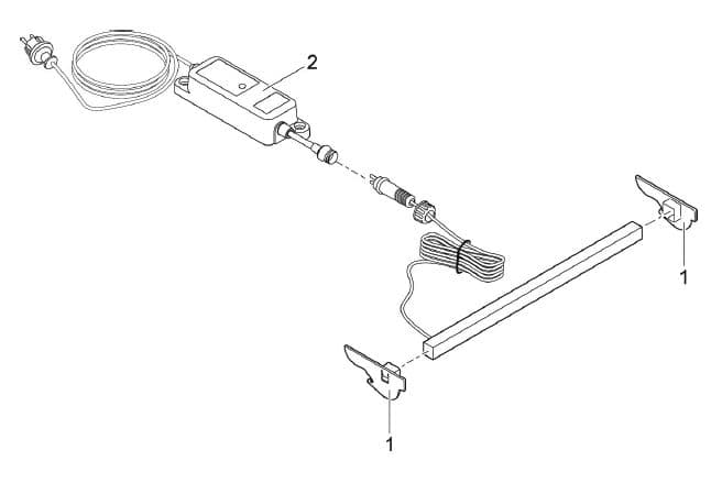Bauplan 1 Ersatzteile für Oase Waterfall Illumination 90