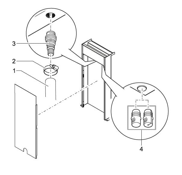 Bauplan 1 Ersatzteile für Oase Waterfall Kit 30
