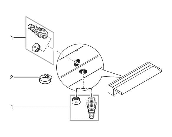 Bauplan 1 Ersatzteile für Oase Waterfall XL 90