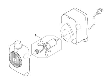 Bauplan 1 Ersatzteile für Pontec PondoCompact 1200