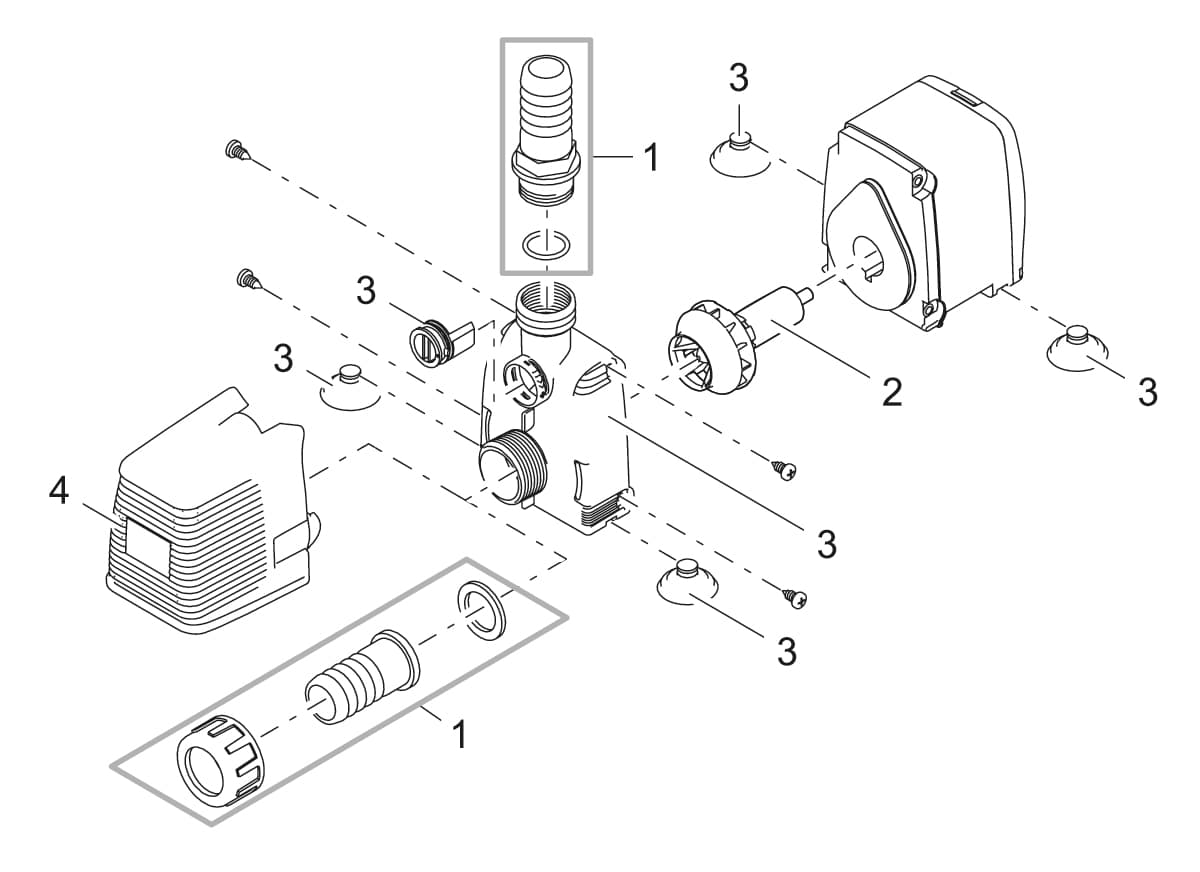 Bauplan 1 Ersatzteile für Pontec PondoCompact 5000