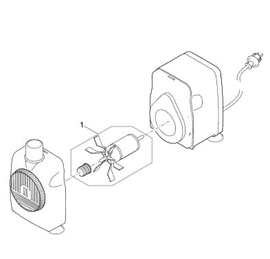 Bauplan 1 Ersatzteile für Pontec PondoCompact 500i