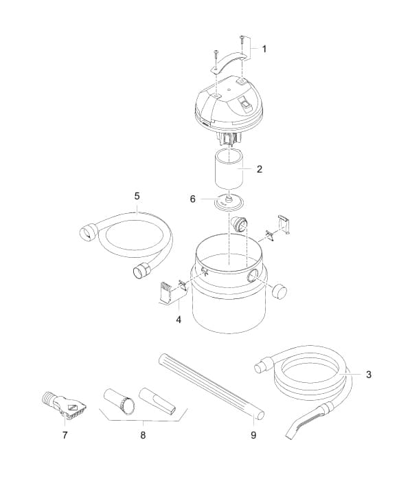 Bauplan 1 Ersatzteile für Pontec PondoMatic