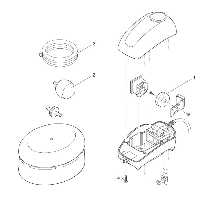 Bauplan 1 Ersatzteile für Pontec PondoPolar Air