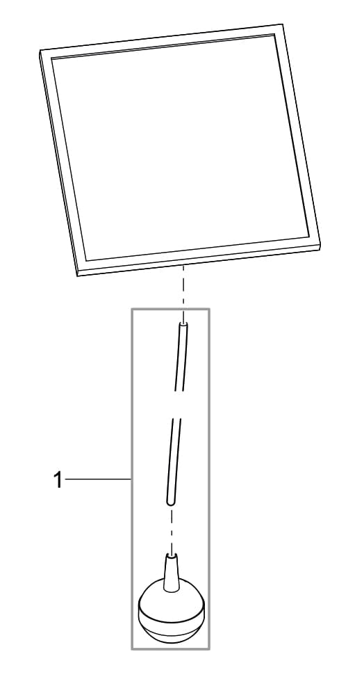 Bauplan 1 Ersatzteile für Pontec PondoSolar Air 150 Plus