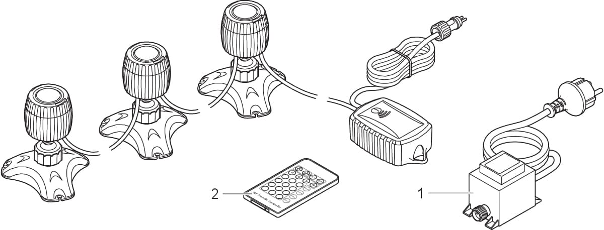 Bauplan 1 Ersatzteile für Pontec PondoStar LED RGBW Set 3