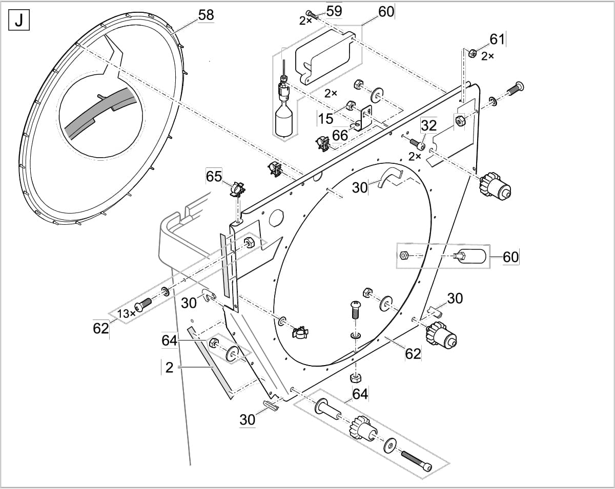 Bauplan 11 Ersatzteile für Oase ProfiClear Premium Compact-L gepumpt EGC