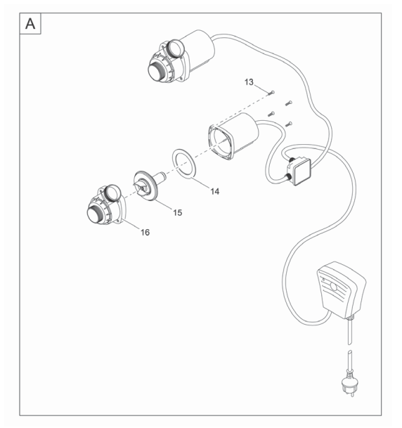 Bauplan 2 Ersatzteile für Oase AquaMax Eco Twin 20000