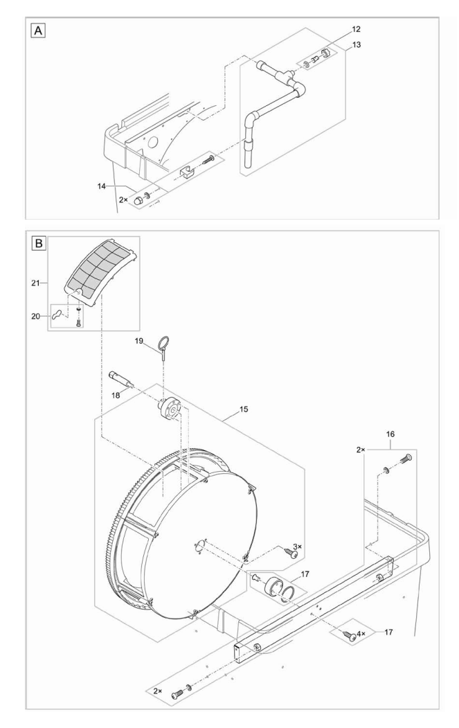 Bauplan 2 Ersatzteile für Oase BioTec Premium 80000
