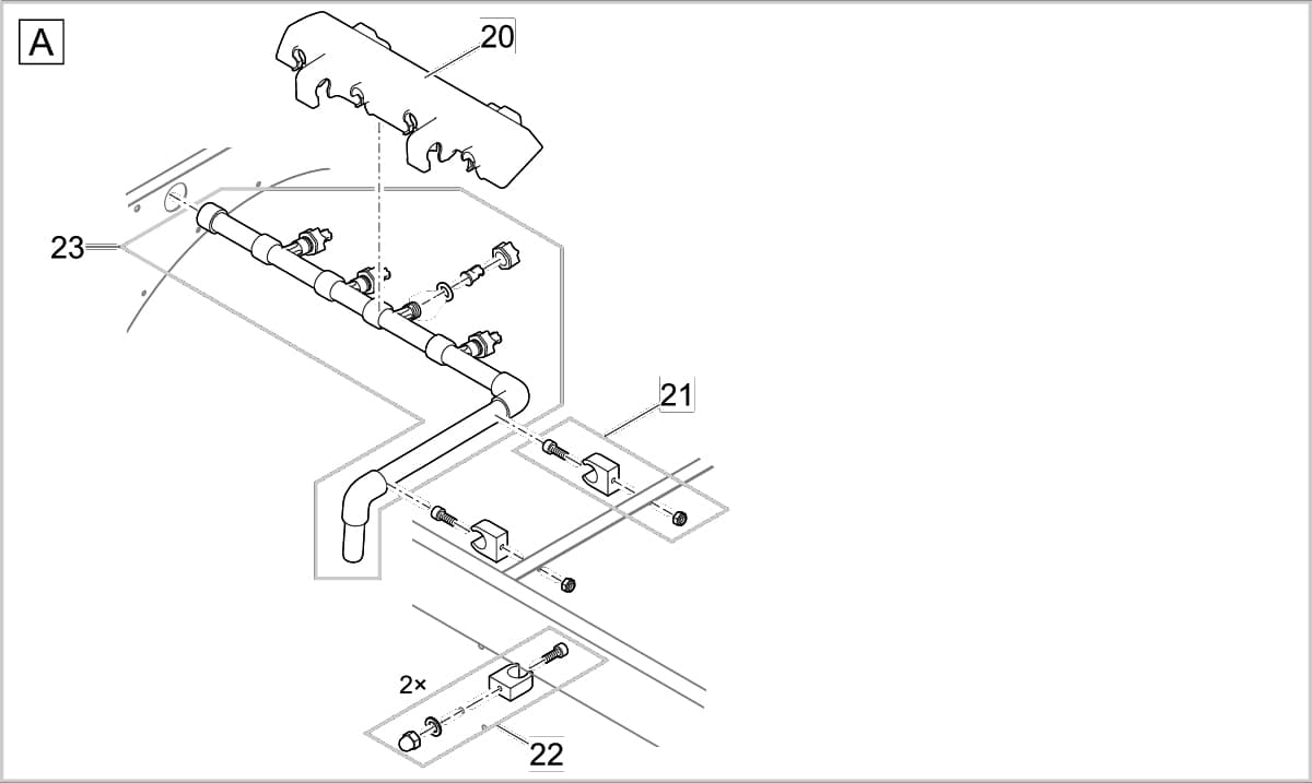 Bauplan 2 Ersatzteile für Oase ProfiClear Premium Compact-L Gravit. EGC