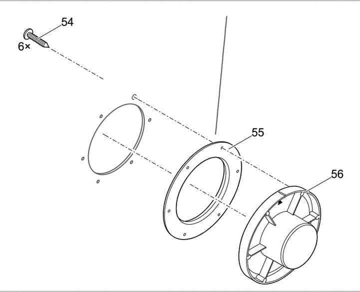 Bauplan 2 Ersatzteile für Oase ProfiClear Premium Compact-M gepumpt EGC