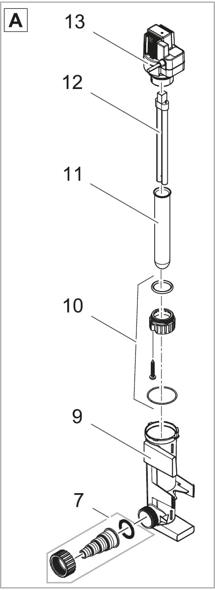 Bauplan 2 Ersatzteile für Pontec MultiClear Set 15000