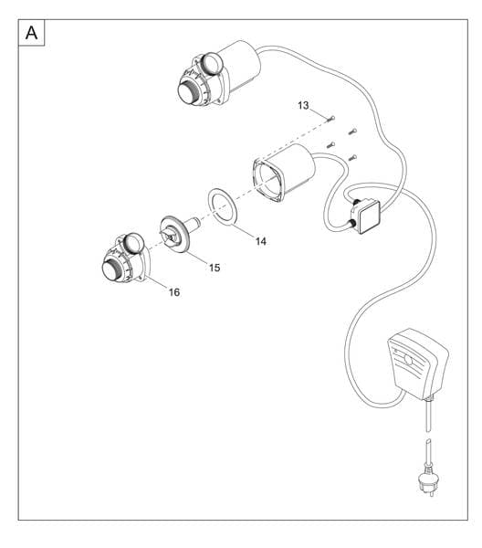Bauplan 3 Ersatzteile für Oase AquaMax Eco Twin 30000