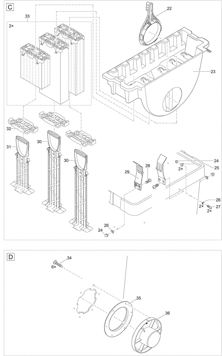 Bauplan 3 Ersatzteile für Oase BioTec Premium 80000 EGC gepumpt