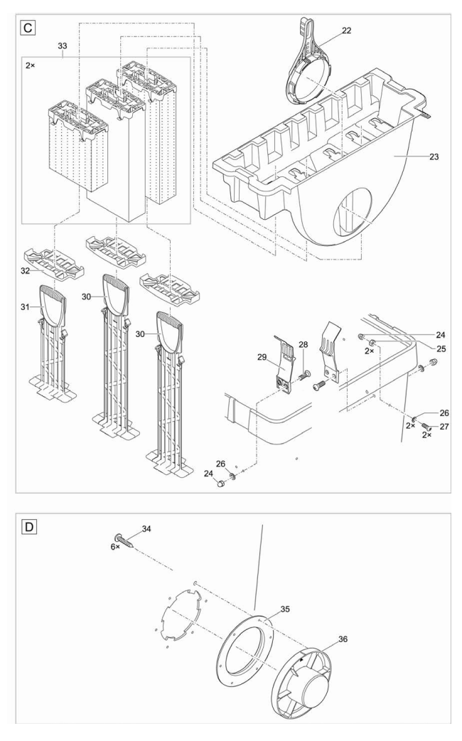 Bauplan 3 Ersatzteile für Oase BioTec Premium 80000