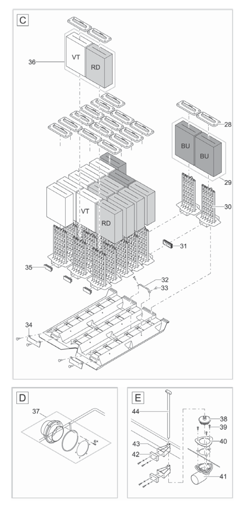 Bauplan 3 Ersatzteile für Oase BioTec ScreenMatic² 140000