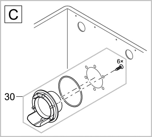 Bauplan 3 Ersatzteile für Oase BioTec ScreenMatic² 90000