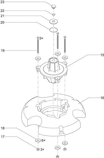 Bauplan 3 Ersatzteile für Oase PondJet Eco