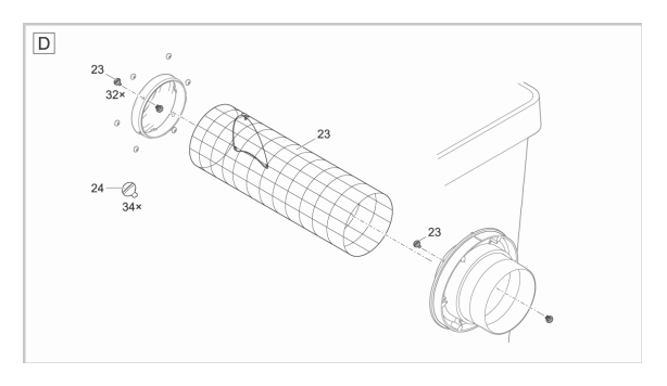 Bauplan 3 Ersatzteile für Oase ProfiClear Premium Moving Bed Modul
