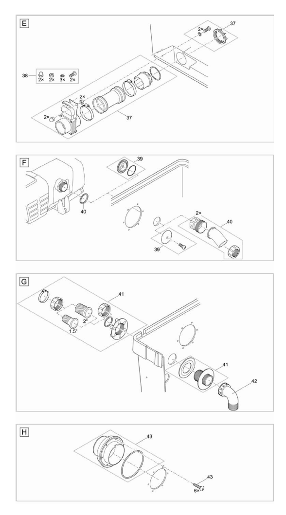 Bauplan 4 Ersatzteile für Oase BioTec Premium 80000