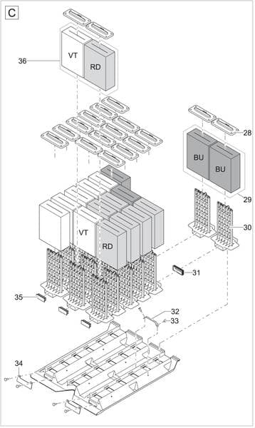 Bauplan 4 Ersatzteile für Oase BioTec ScreenMatic² 140000