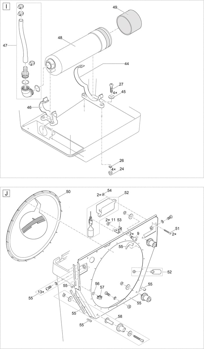 Bauplan 5 Ersatzteile für Oase BioTec Premium 80000 EGC gepumpt