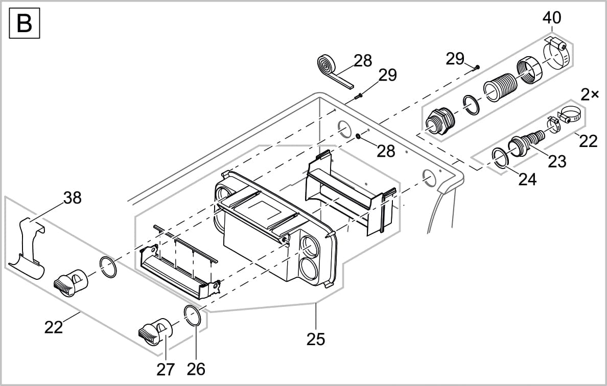 Bauplan 5 Ersatzteile für Oase BioTec ScreenMatic² 90000