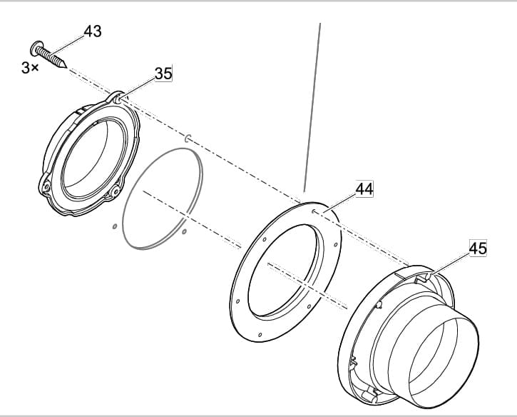 Bauplan 5 Ersatzteile für Oase ProfiClear Premium Compact-L Gravit. EGC