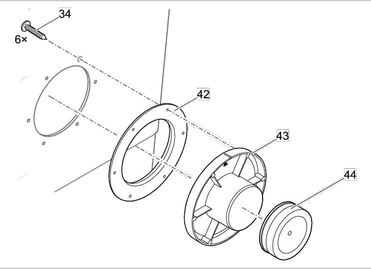 Bauplan 5 Ersatzteile für Oase ProfiClear Premium Compact-L gepumpt EGC