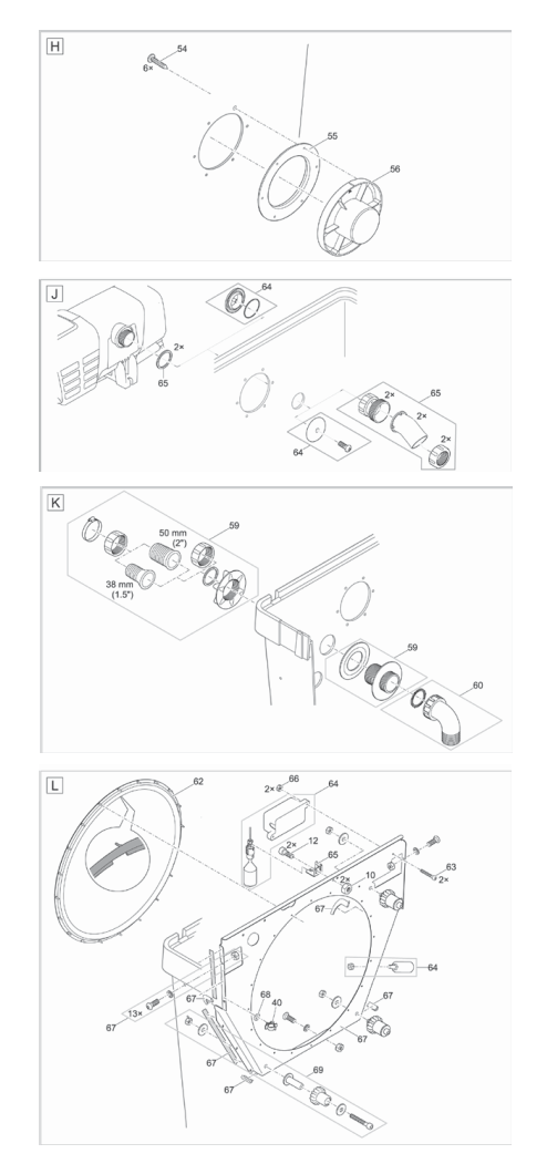 Bauplan 5 Ersatzteile für Oase ProfiClear Premium Compact gepumpt
