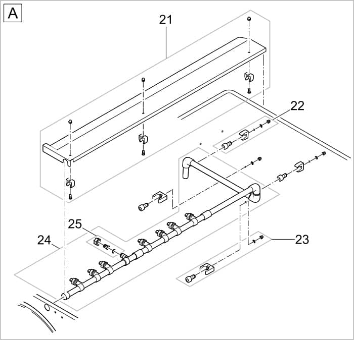 Bauplan 5 Ersatzteile für Oase ProfiClear Premium TF-XL Gravitation EGC