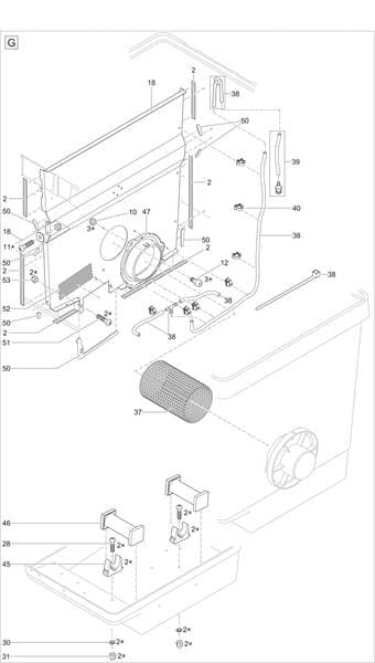 Bauplan 6 Ersatzteile für Oase ProfiClear Premium Compact Gravitation