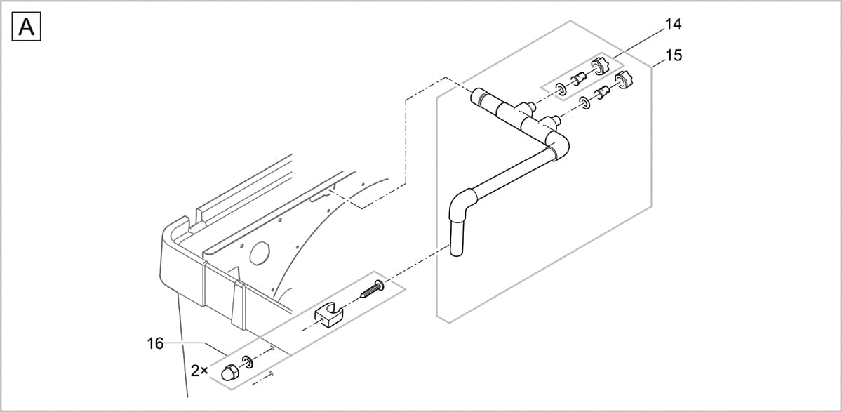 Bauplan 6 Ersatzteile für Oase ProfiClear Premium Compact-M gepumpt EGC