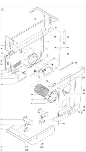 Bauplan 6 Ersatzteile für Oase ProfiClear Premium Compact gepumpt