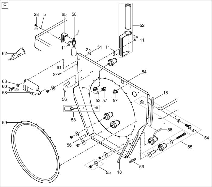 Bauplan 6 Ersatzteile für Oase ProfiClear Premium TF-XL Gravitation EGC