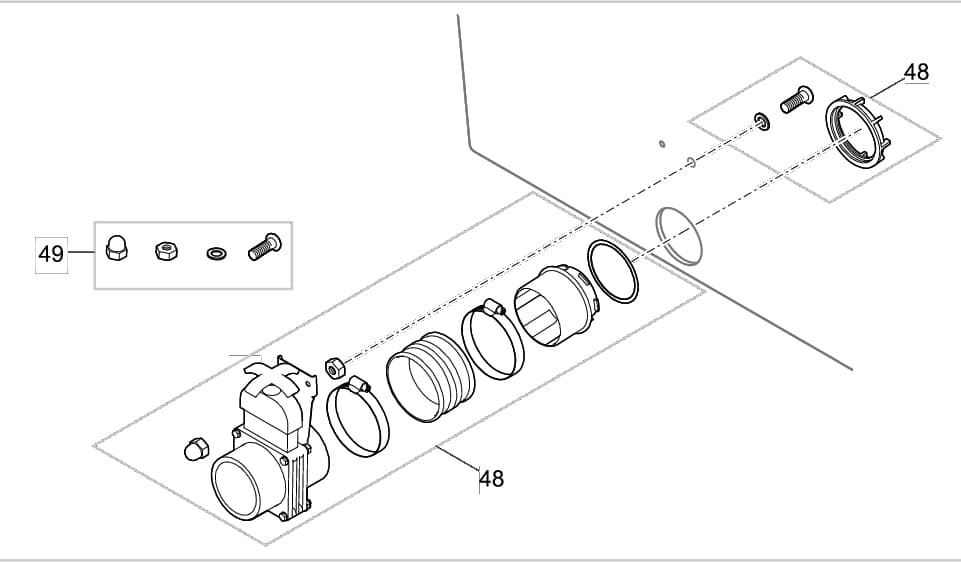 Bauplan 7 Ersatzteile für Oase ProfiClear Premium Compact-L Gravit. EGC