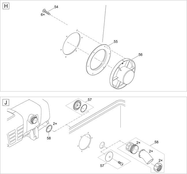 Bauplan 7 Ersatzteile für Oase ProfiClear Premium Compact gepumpt