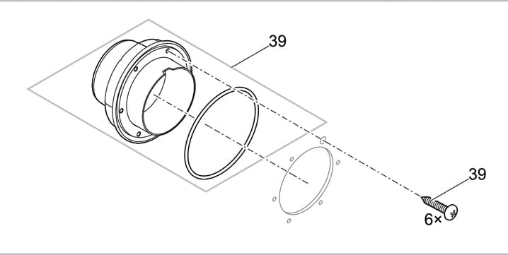 Bauplan 9 Ersatzteile für Oase ProfiClear Trommelfilter Premium TF-L gepumpt EGC